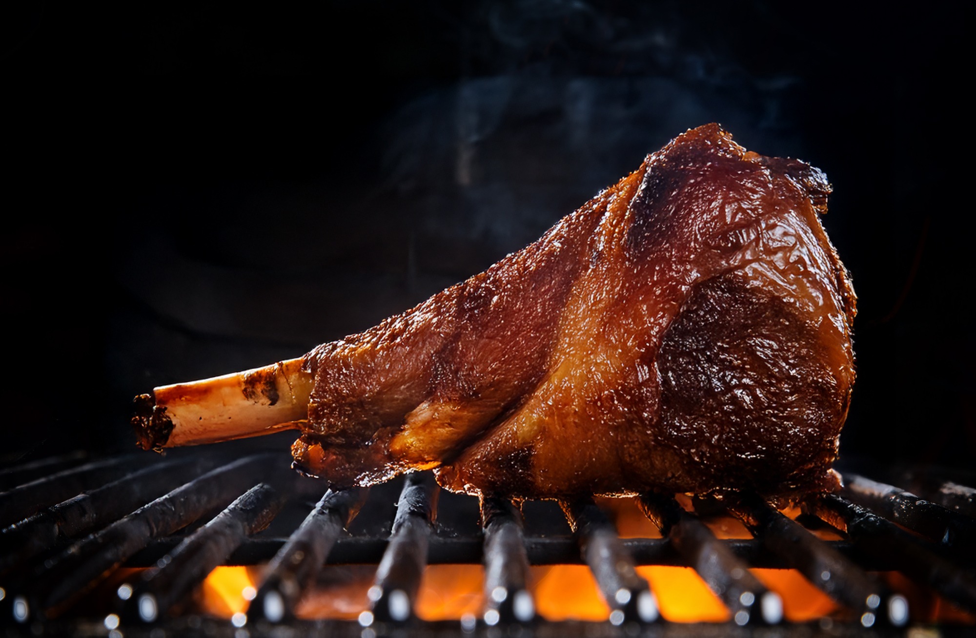 Roasted Leg of Jerk Lamb